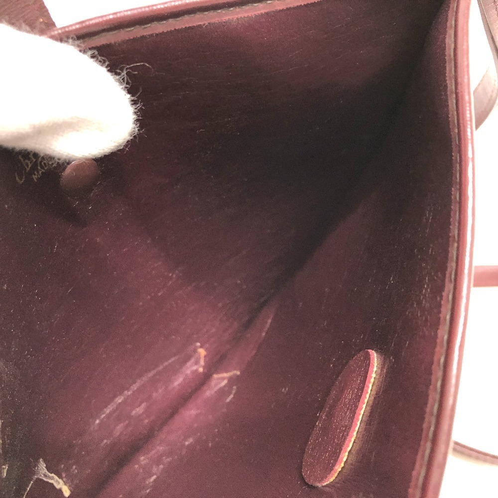 Dior Trotter CD Logo Shoulder Bag Canvas Leather Red - Picture 13 of 15